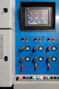 control panel for screw cleaning machines