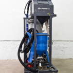 pneumatic abrasive delivery system for sandblasting cabine type 3, 