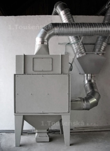 dust collector with four cartridges