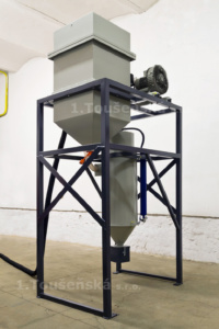pneumatic abrasive delivery system for blast cabinets type 2