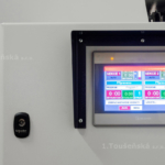 touch screen for controlling the tumble dry machine